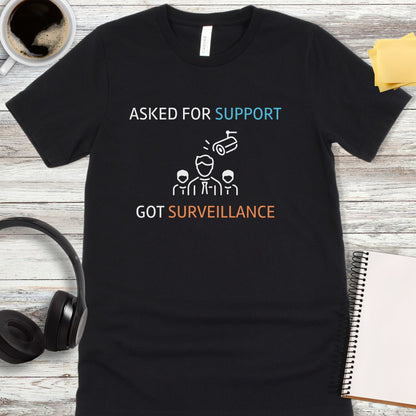 Asked for Support - Got Surveillance T-Shirt