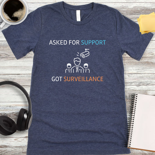 Asked for Support - Got Surveillance T-Shirt