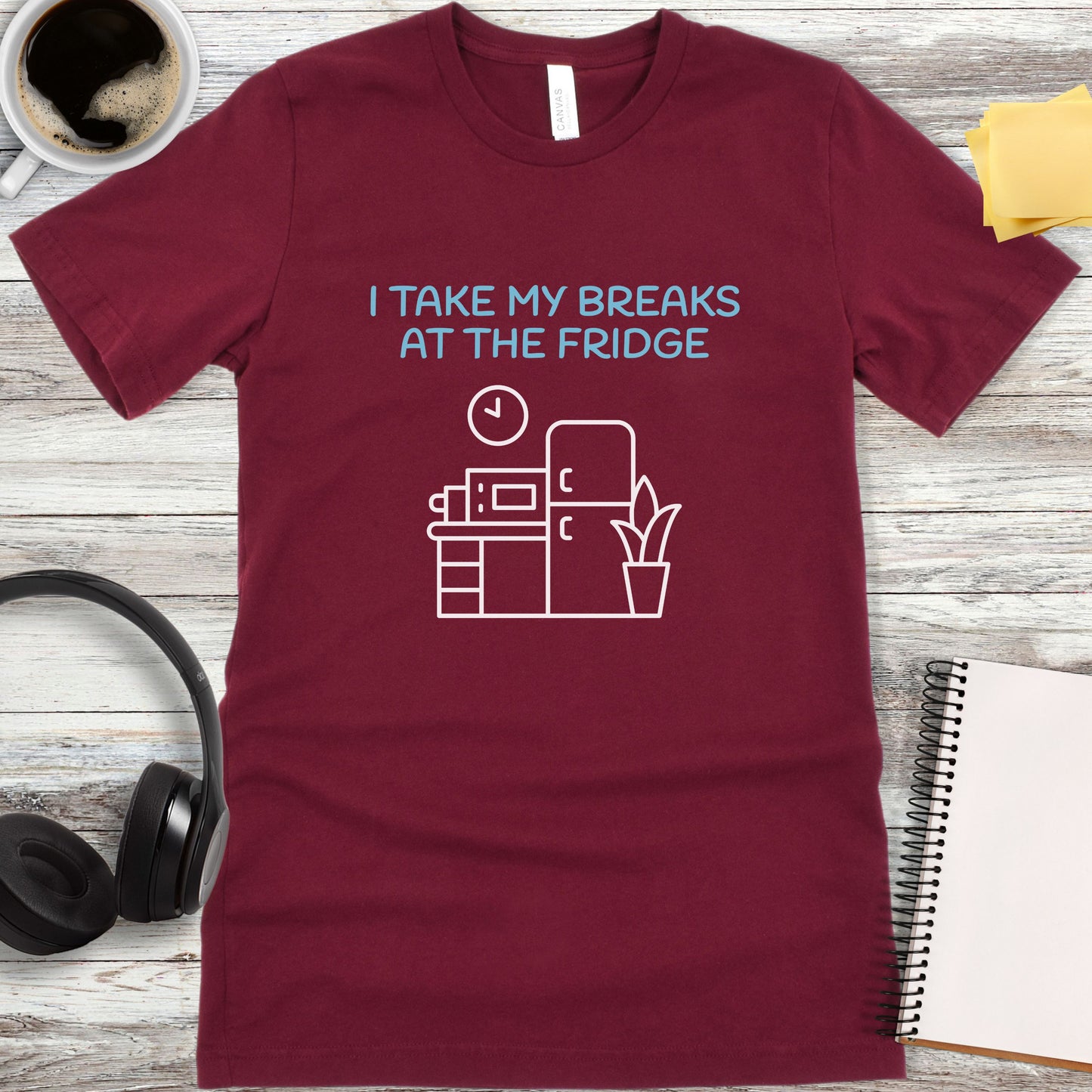 I Take My Breaks at the Fridge T-Shirt