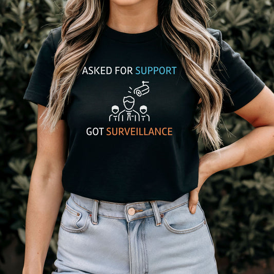 Asked for Support - Got Surveillance T-Shirt